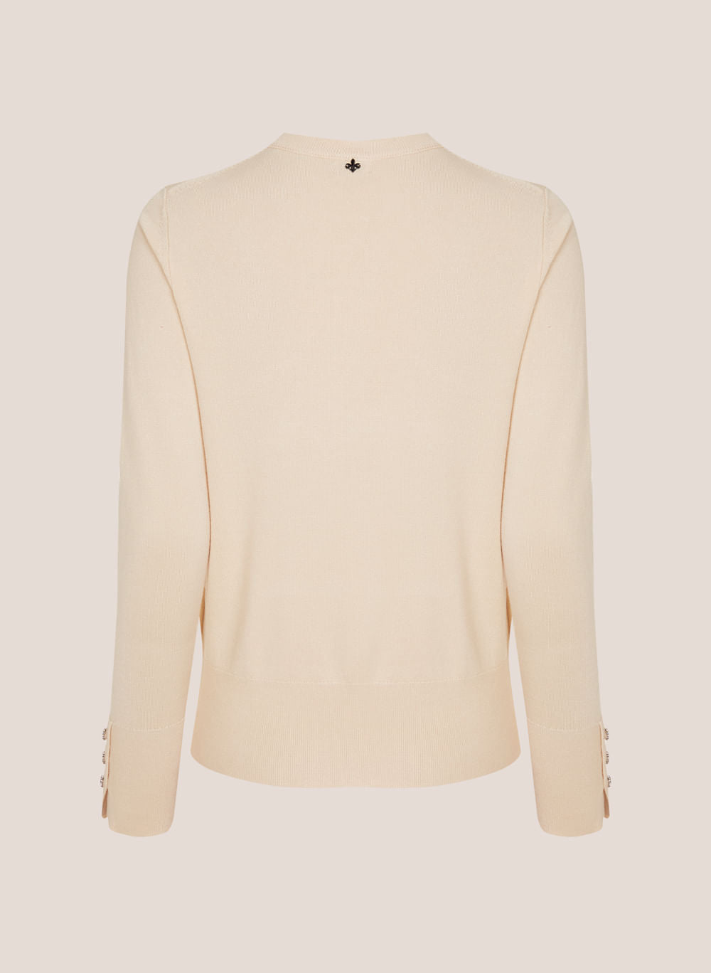 Blusa Tricot Lina Dudalina Feminina Manga Longa Amarelo Claro Confortável