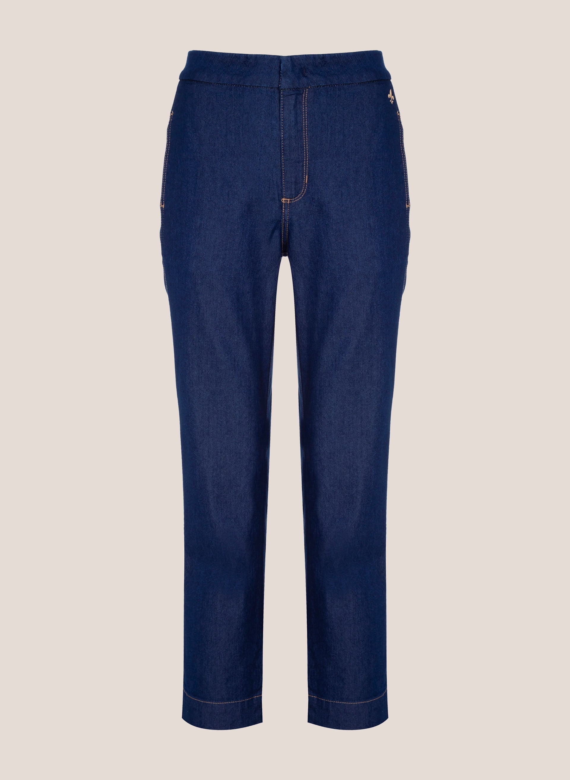 Calça Jeans Reta Priscila Feminina Jeans Médio Conforto Estilo