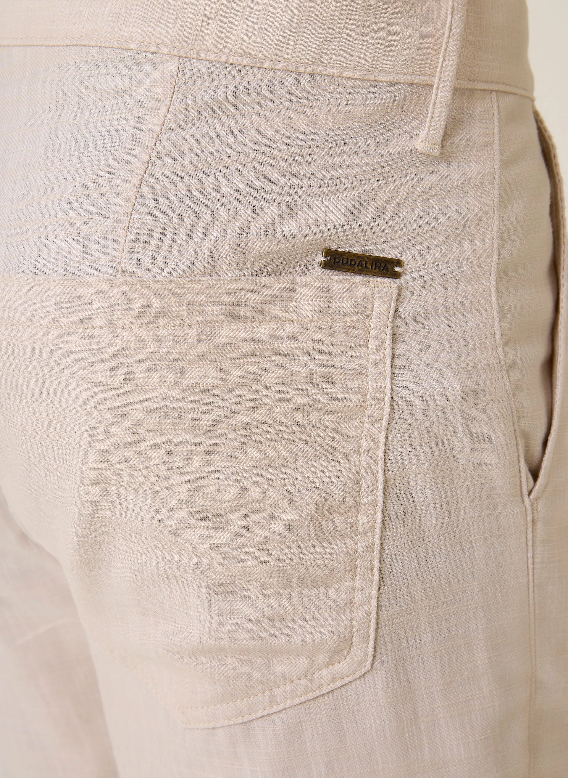 Bermuda Slim Fit Textura Dudalina Masculina