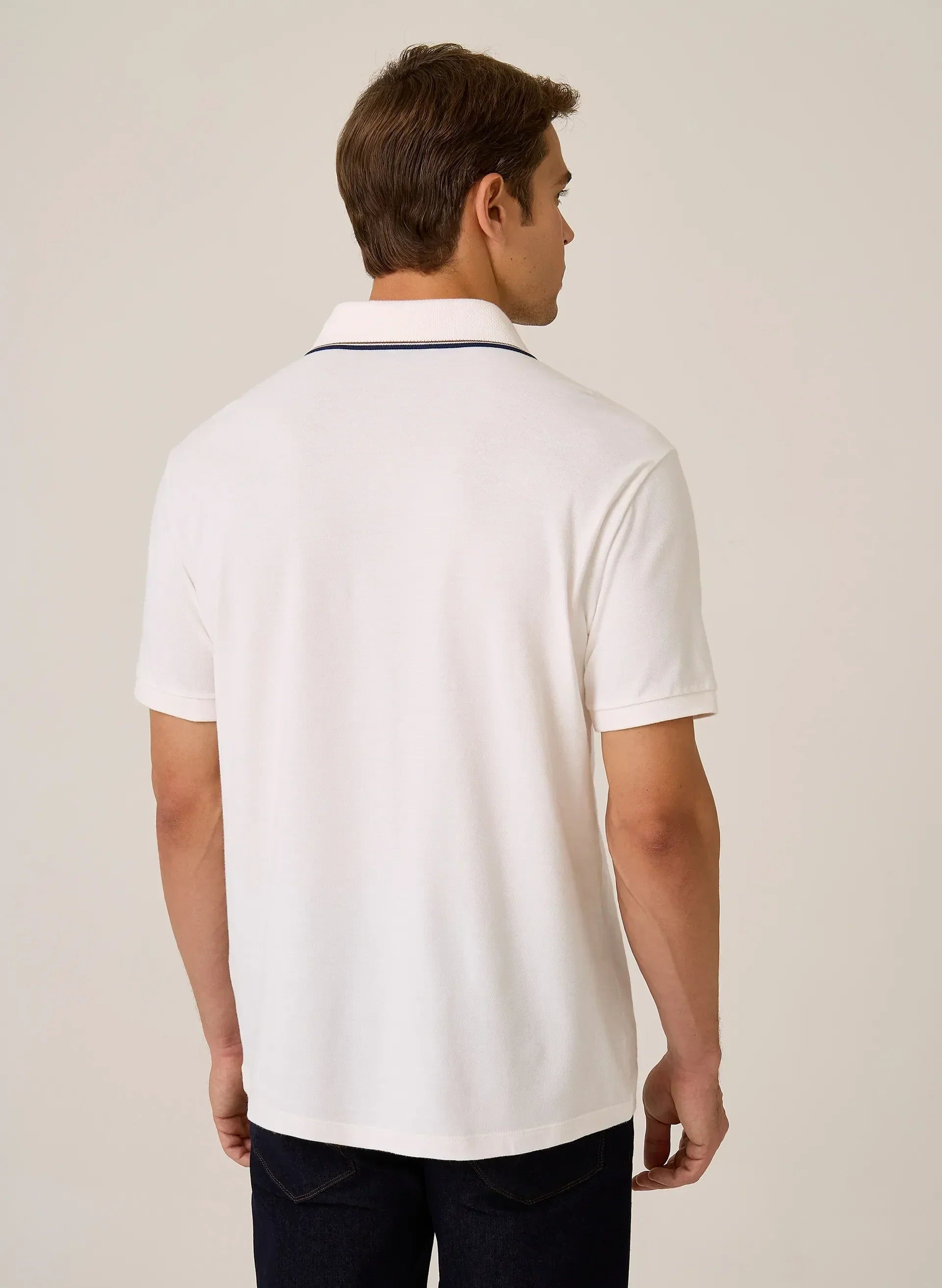Polo Regular Fit Gola Favo Frisos Dudalina Masculina