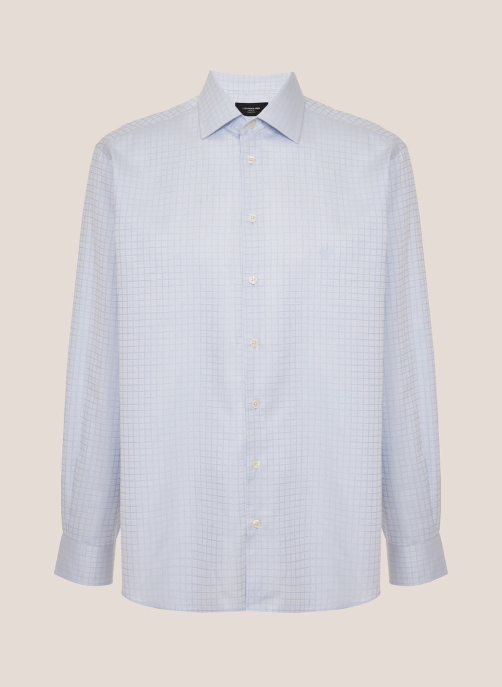 Camisa Masculina Comfort Fit Alwaysfres Azul Claro Dudalina