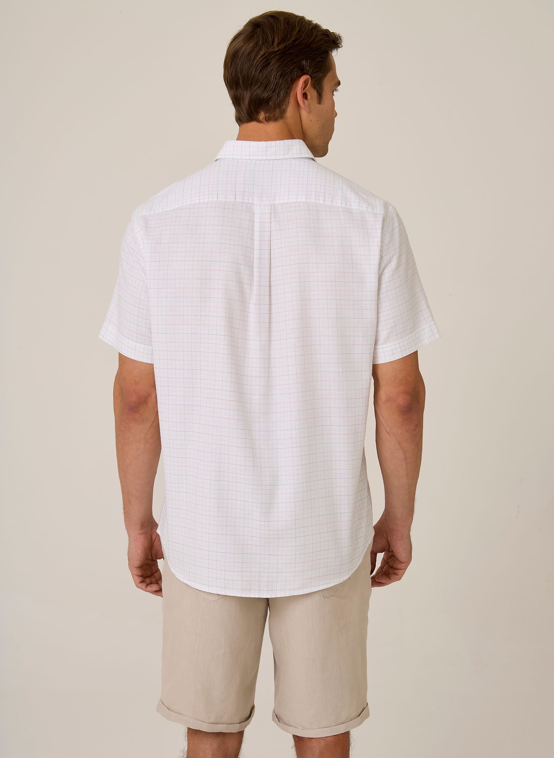 Camisa Comfort Fit Xadrez Masculina Dudalina Vermelha Algodão