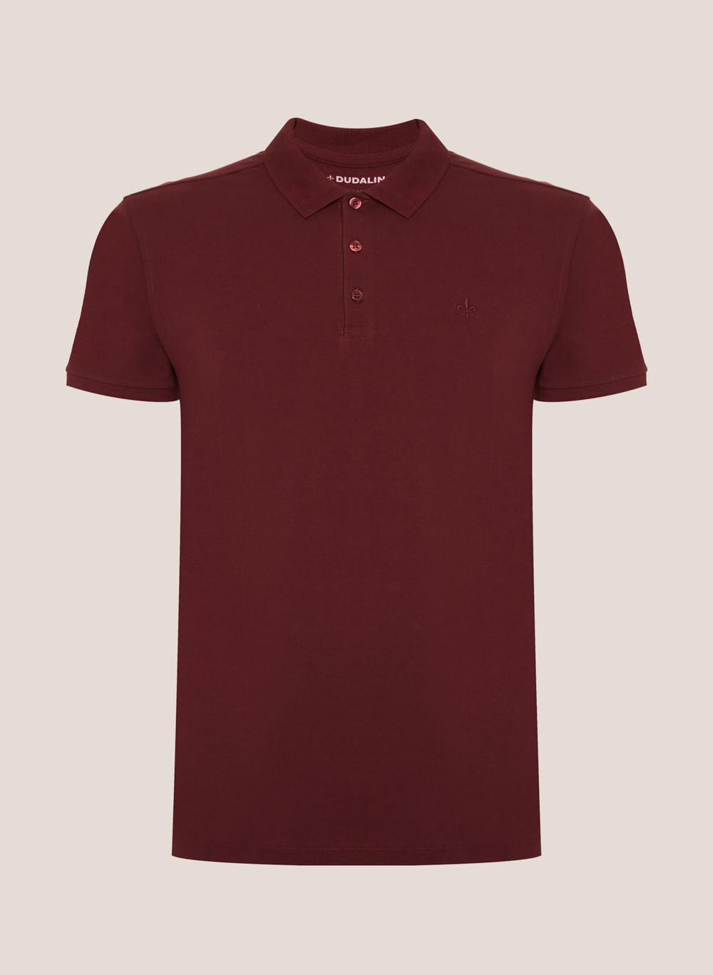 Polo Regular Fit Essential Básica Dudalina Masculina Vermelho