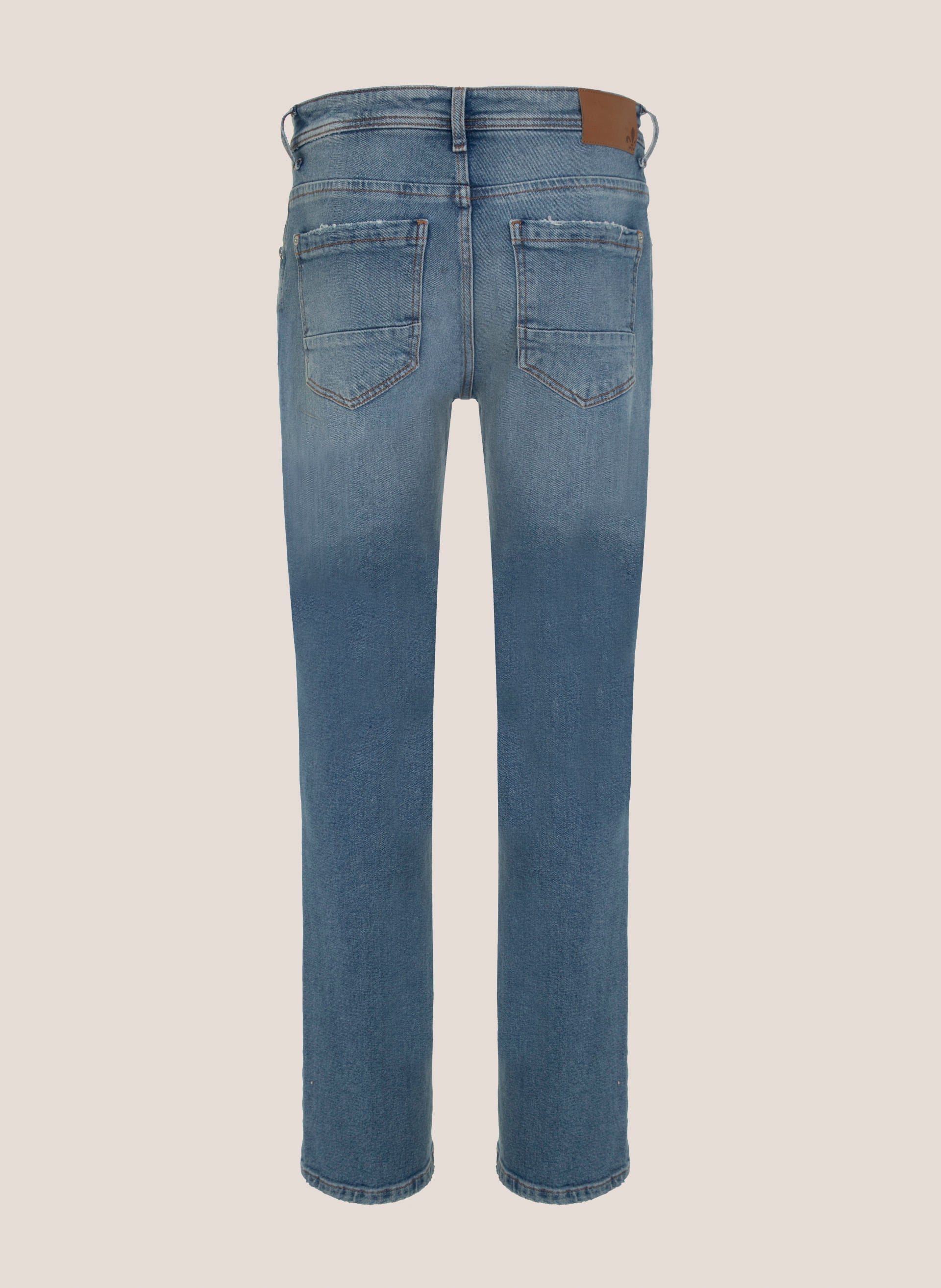 Calça Jeans Masculina Right Fit Vintage com Lavagem Média Confortável