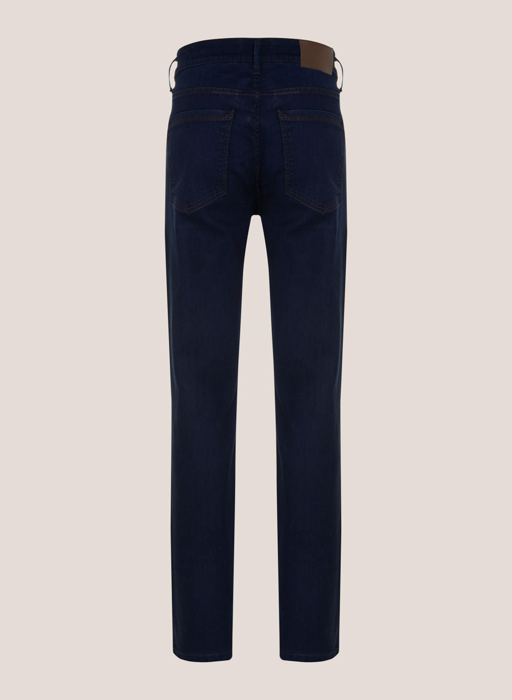 Calça Jeans Masculina Right Fit Clássica Azul Escuro Confortável