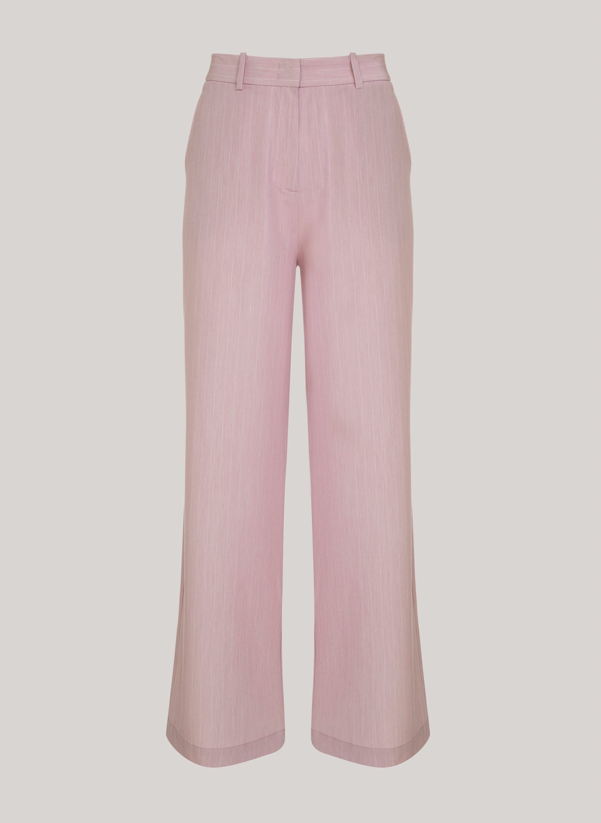 Calça Slim Fit Sophia Dudalina Feminina Rosa Claro Cintura Média