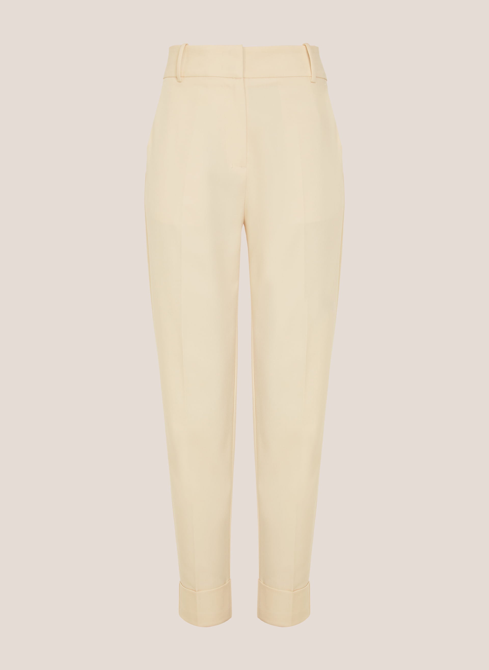 Calça Slim Fit Patrícia Dudalina Feminina Amarelo Claro Confortável