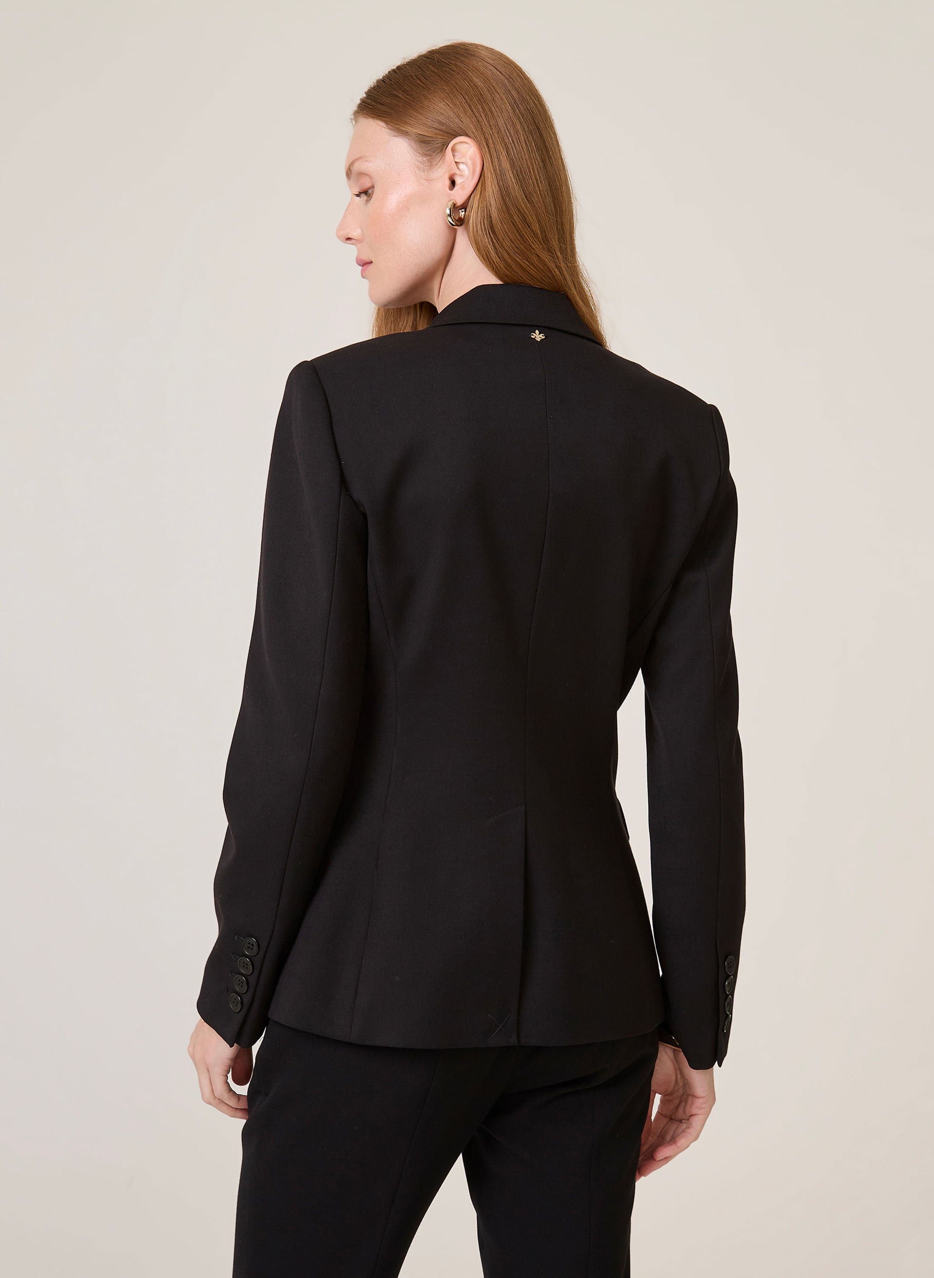 Blazer Slim Feminino Preto Elegante Corte Ajustado Dudalina