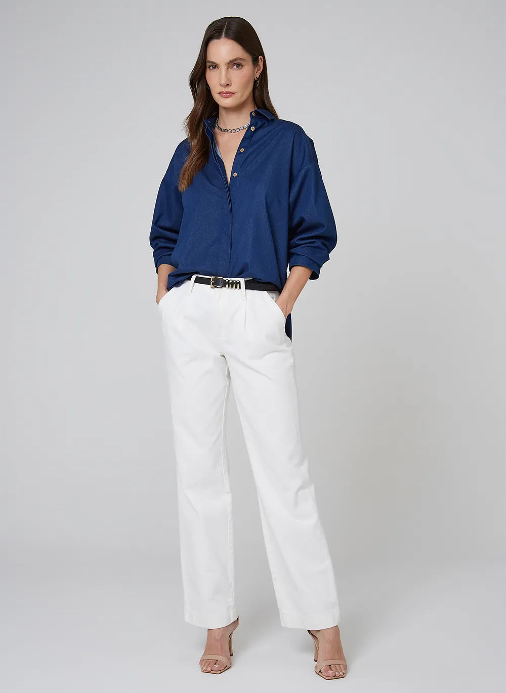 Camisa Overshirt Dudalina Feminina