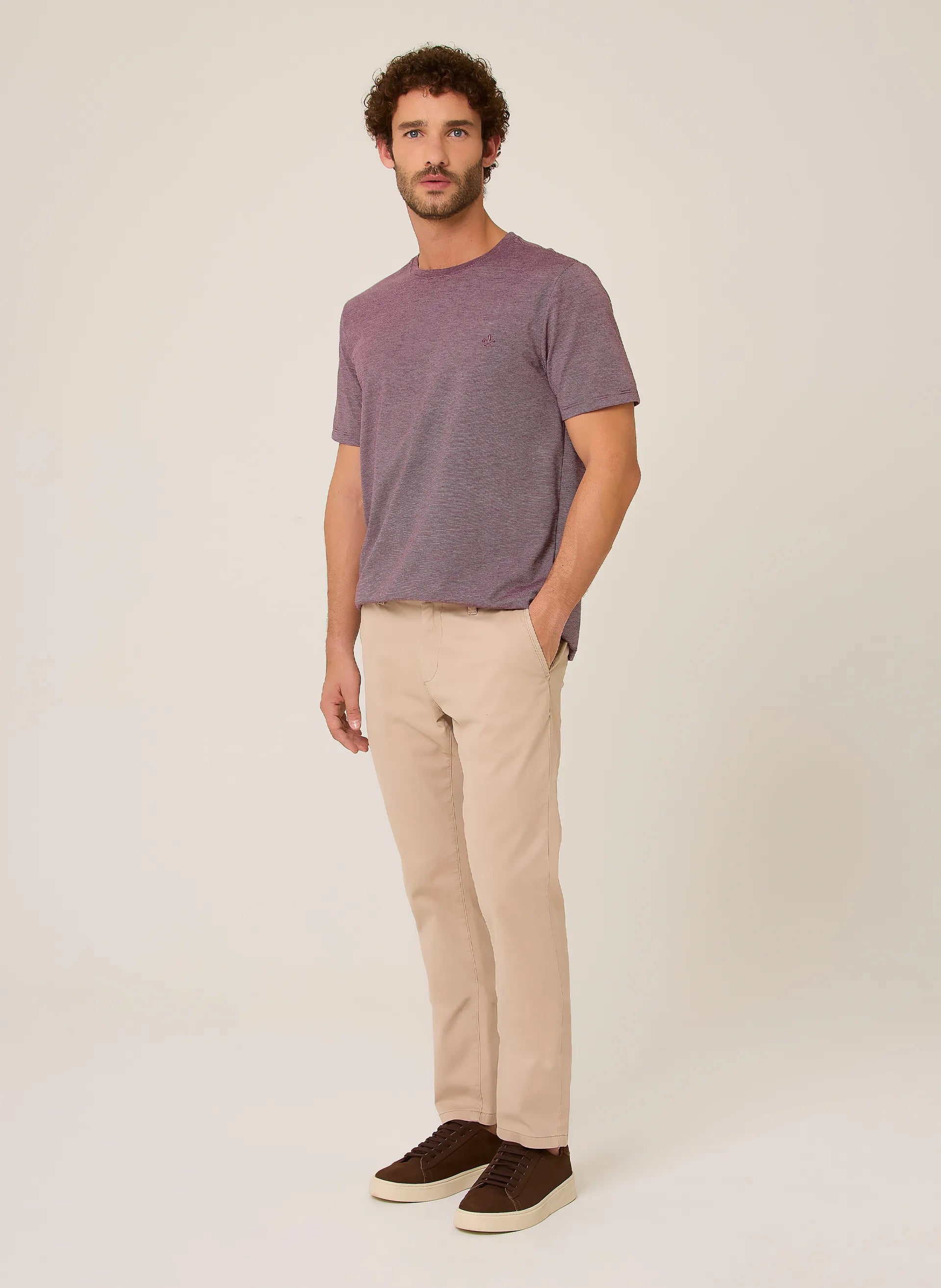 Camiseta Regular Minilistras Dudalina Masculina