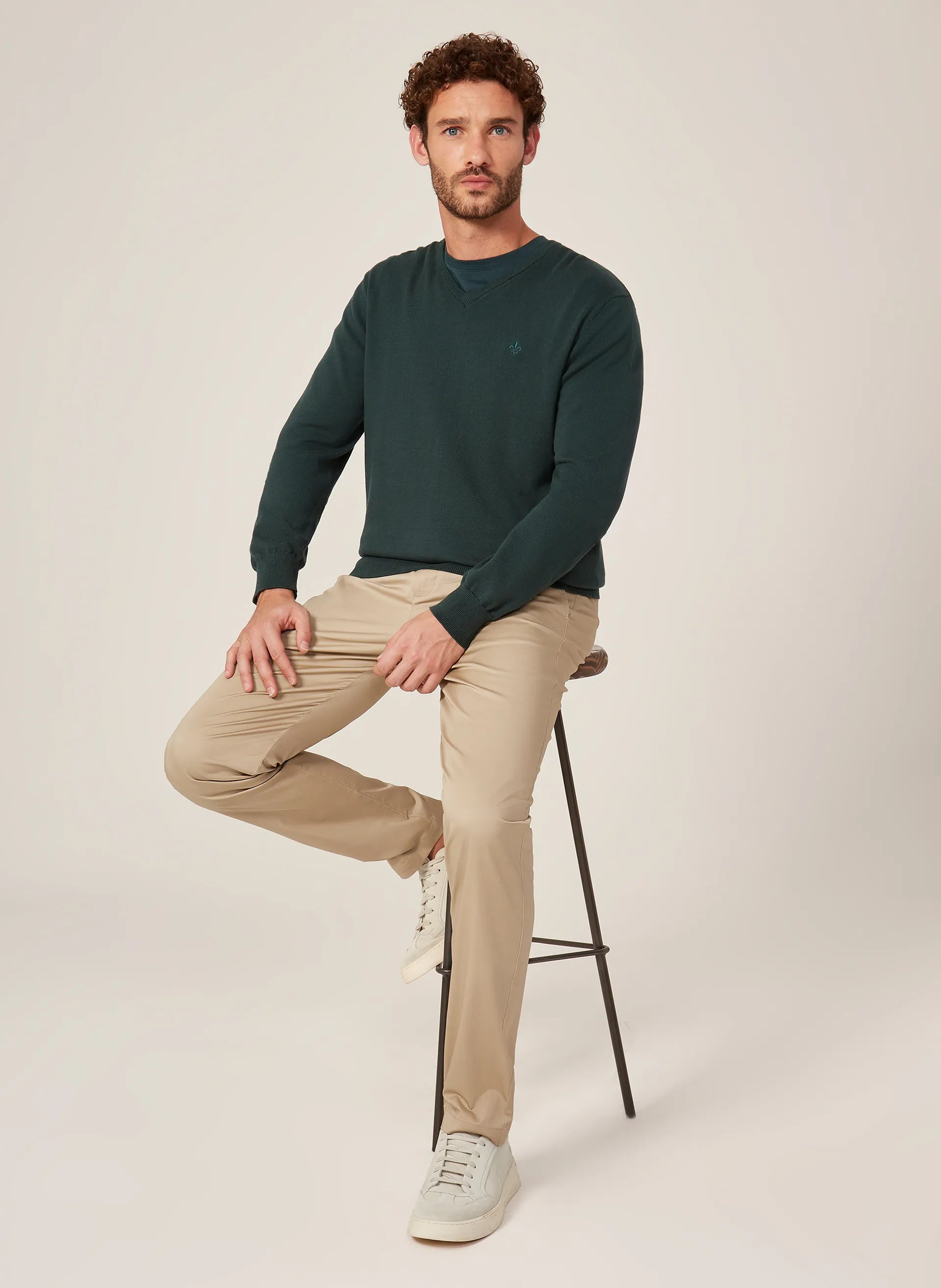 Suéter Tricot Básico Dudalina Masculino