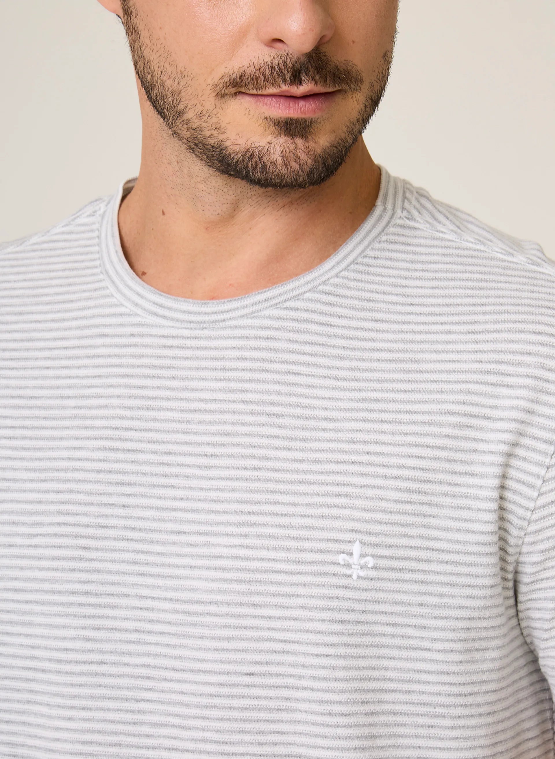 Camiseta Regular Maquinetada Dudalina Masculina