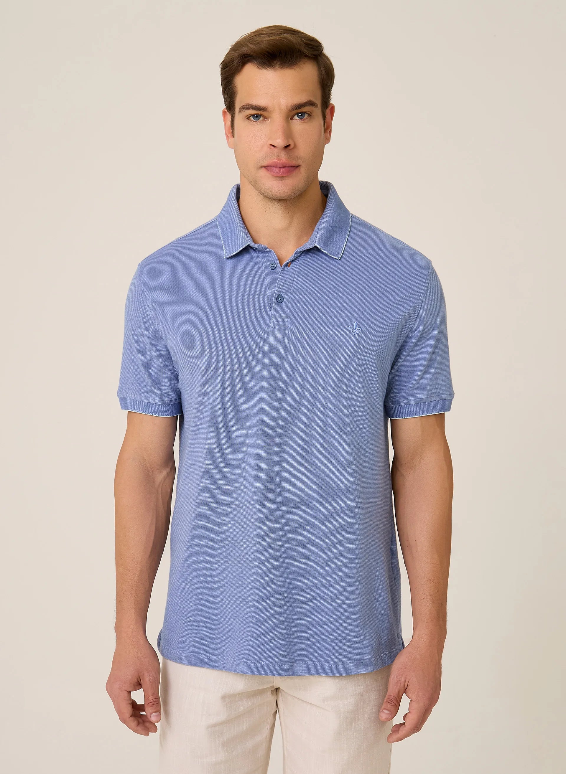 Polo Regular Fit Piquet Binada Dudalina Masculina