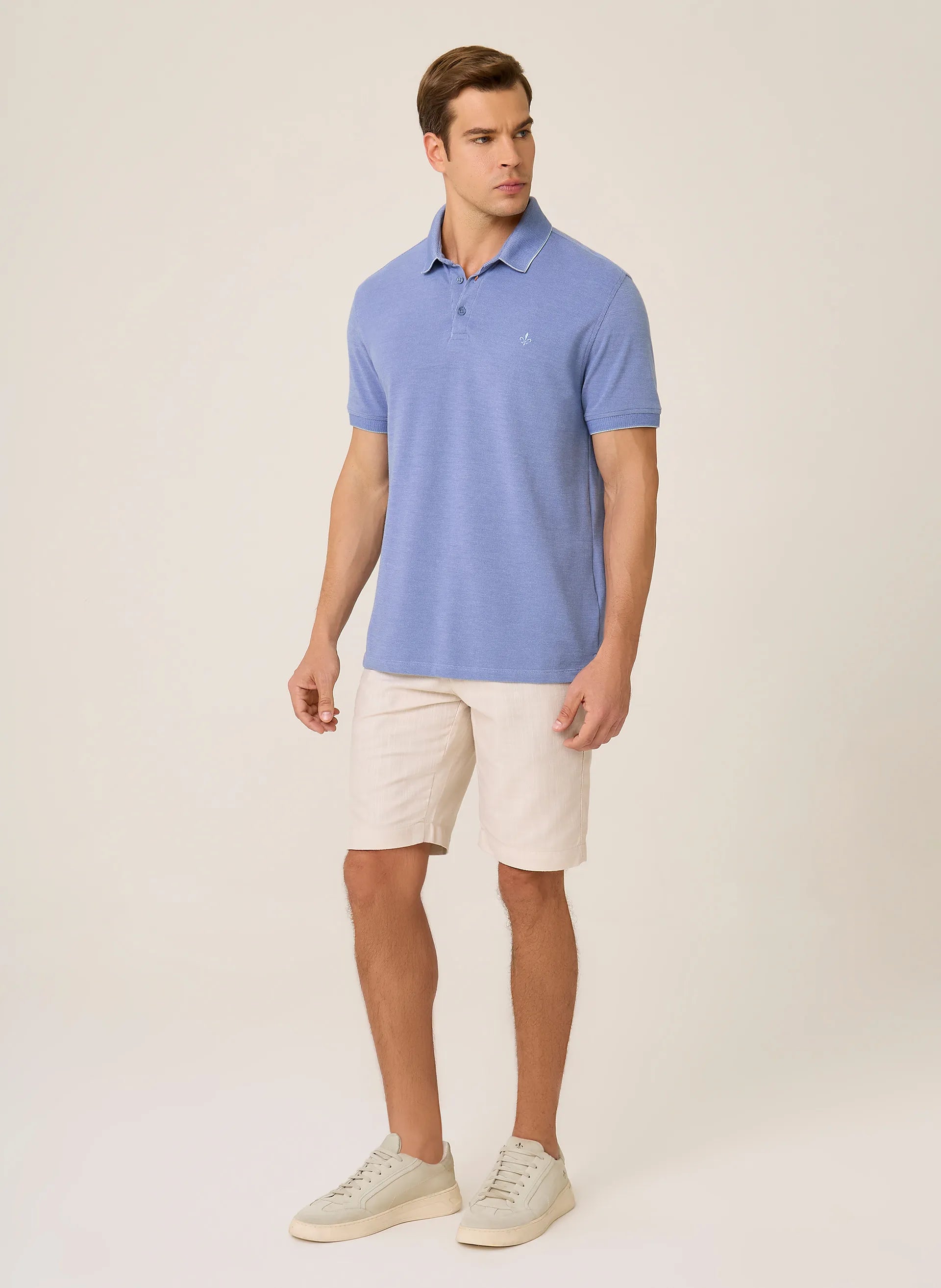 Polo Regular Fit Piquet Binada Dudalina Masculina