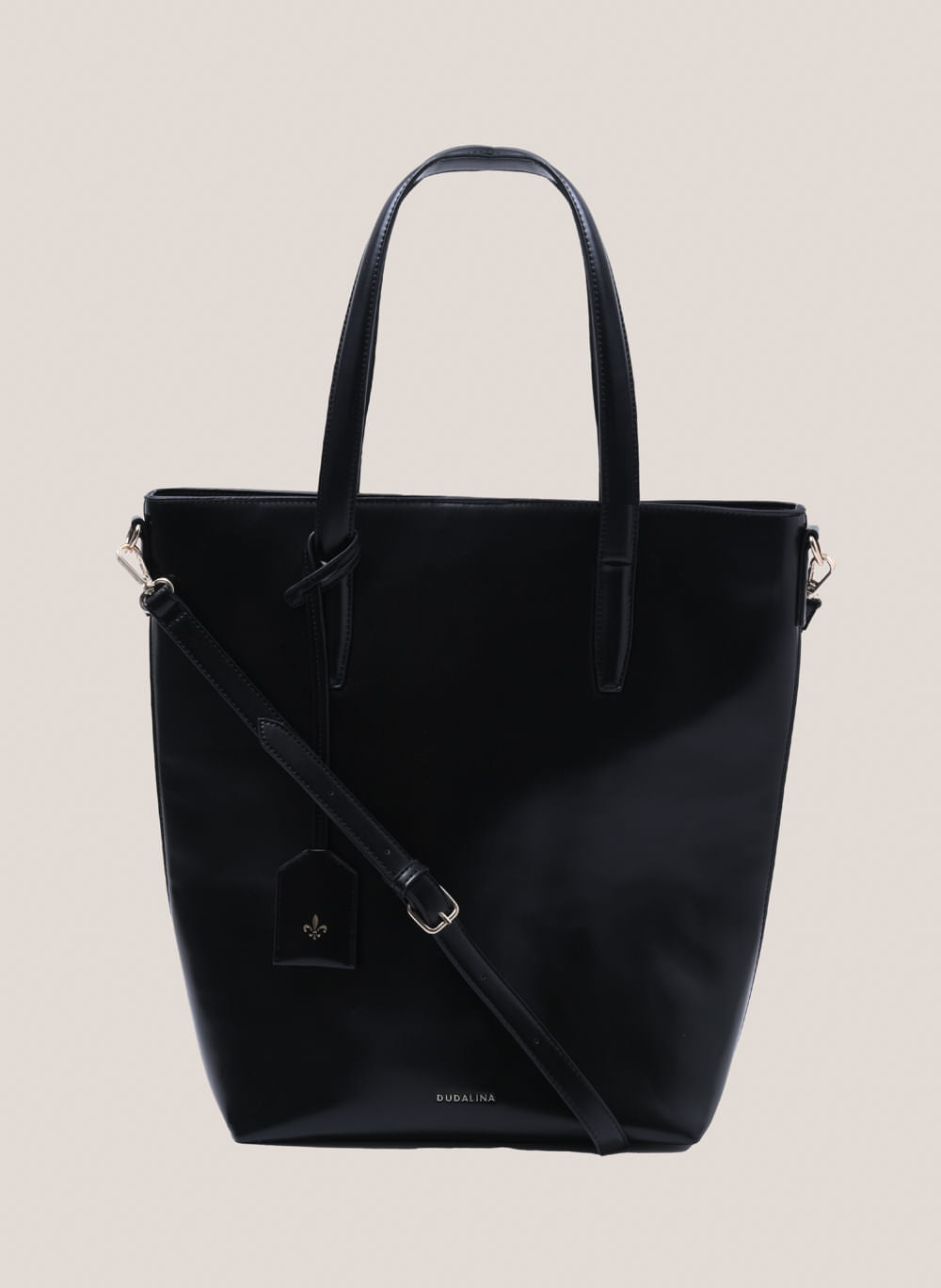 Bolsa Feminina Dudalina Preta Elegante para Notebook