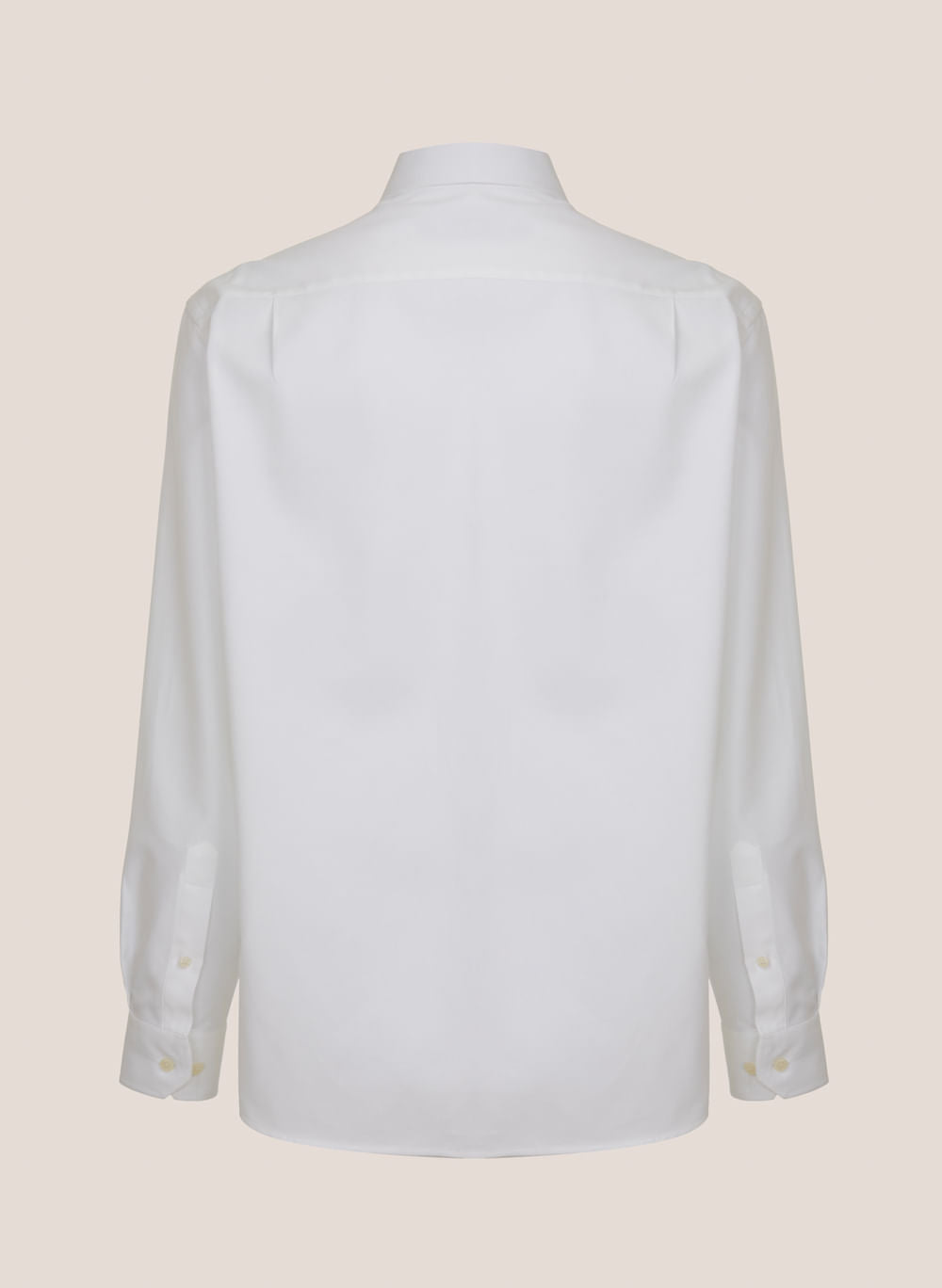 Camisa Masculina Comfort Fit Thermocont Branco Algodão Premium