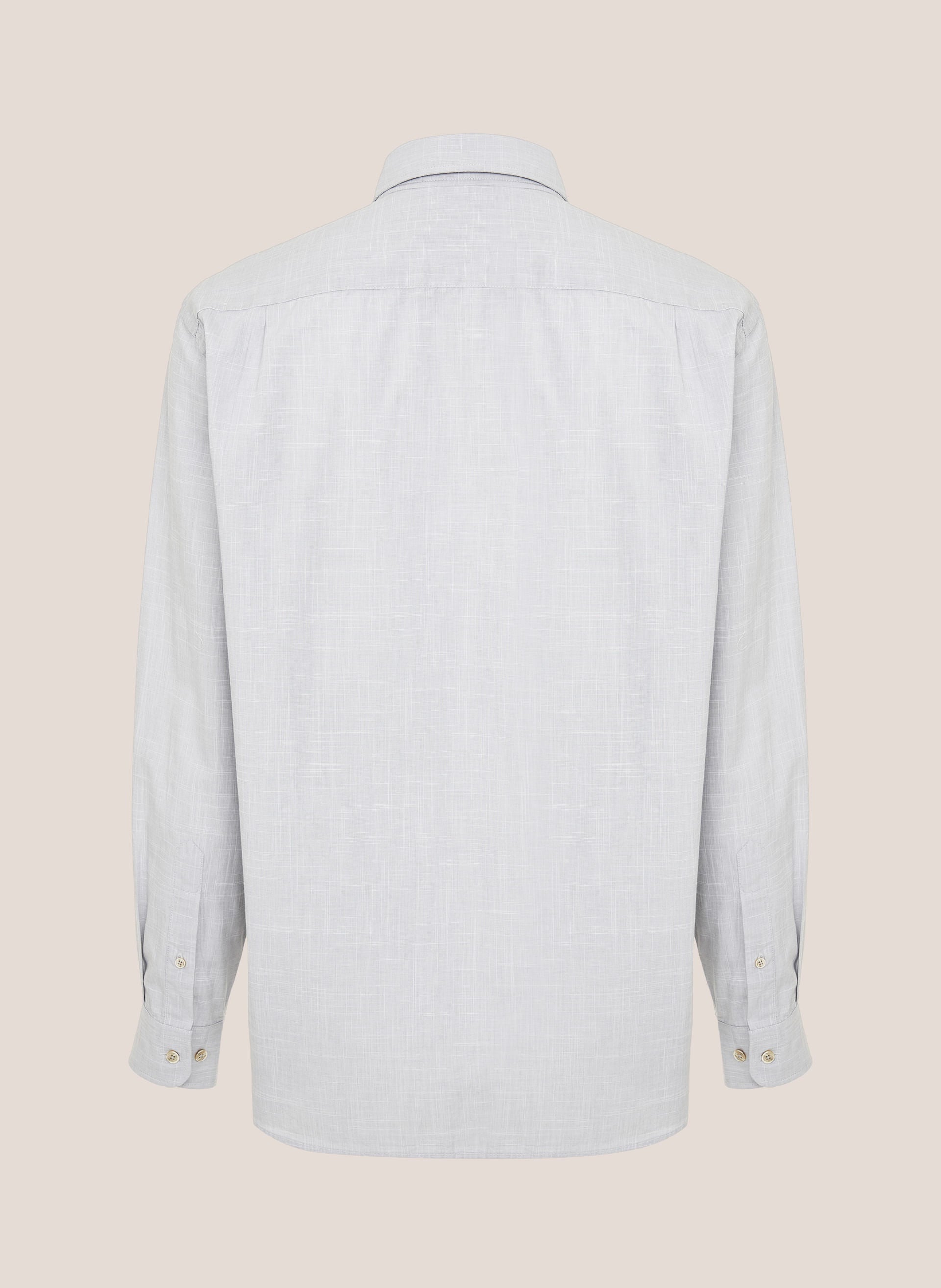 Camisa Comfort Fit Lisa Masculina Verde Algodão Premium Dudalina