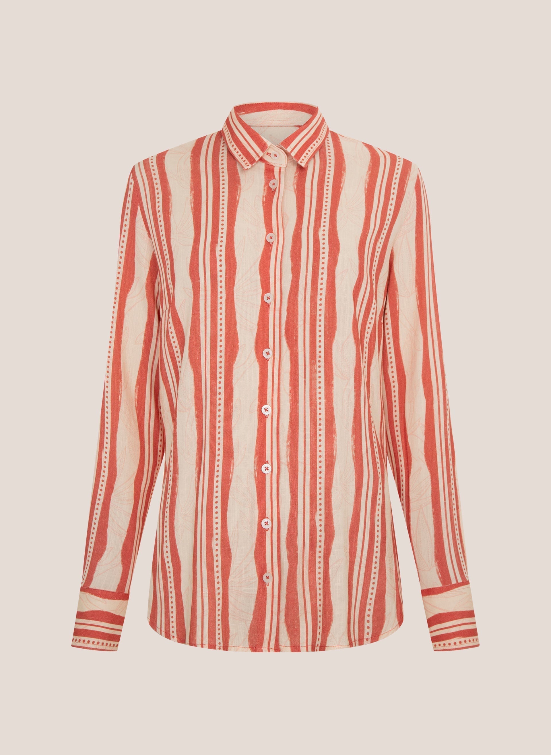 Camisa Regular Estampa Floral Feminina Confortável e Elegante